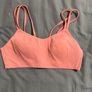 Lululemon like a cloud bra in twilight rose